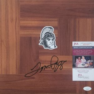 Tom Izzo Signed Floorboard w/ JSA COA #AT63479 Michigan State MSU