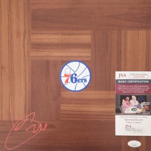 Kyle Korver Signed Floorboard w/ JSA COA #AJ63390 Philadelphia 76ers