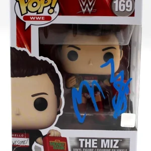 Michael Mizanin Signed Damaged The MIZ WWE Funko Pop 1619 W/Beckett COA BQ83857