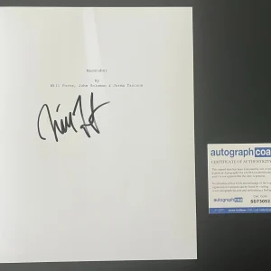 WILL FORTE SIGNED AUTOGRAPH MACGRUBER FULL MOVIE SCRIPT w/PROOF & COA
