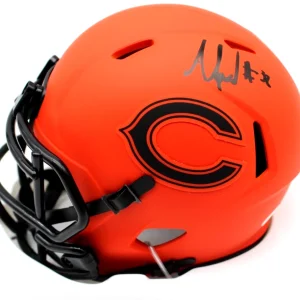 Ameer Speed Signed Chicago Bears Rave Mini Football Helmet w/JSA COA CG05047