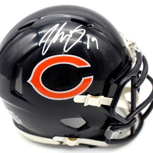 Tory Taylor Signed Chicago Bears Mini Football Helmet w/JSA COA CG05048