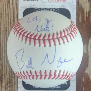 Bill Nye Signed Official MLB Baseball JSA COA Science Guy Washington Nationals 2