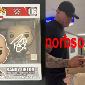 RANDY ORTON SIGNED AUTOGRAPH WWE POP FUNKO 116 w/EXACT VIDEO PROOF & BECKETT COA
