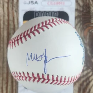 Mike Johnson Signed OMLB Baseball w/ JSA COA #CG18951 Speaker of the House