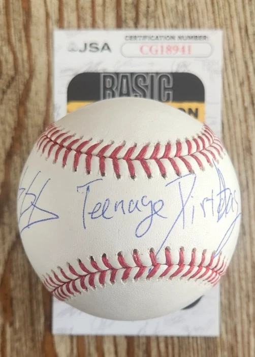 Brendan B. Brown Signed Official MLB Baseball w/ JSA COA Teenage Dirtbag Wheatus