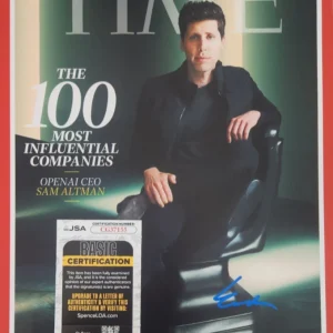 Sam Altman Signed 11x14 Photo w JSA COA #CG37155 Open AI ChatGPT Samuel Time Mag