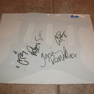 Bush X4 Gavin Rossdale Signed Autographed Guitar Pickguard Pick Guard Rock Music