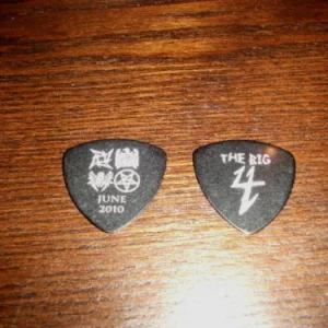 Metallica Slayer Magadeath The Big 4 Black Guitar Pick