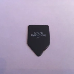Ritchie Blackmore 2011 Black / White Guitar Pick Deep Purple