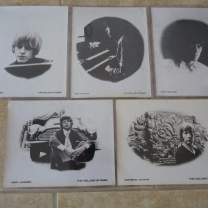 Rolling Stones Set of 5 Original Press Kit Photos 1967? Keith Richards Signed