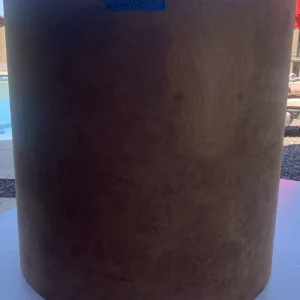 Gretsch Vintage Raw Walnut Burl 16" x 16" Unfinished Tom Drum Shell #1