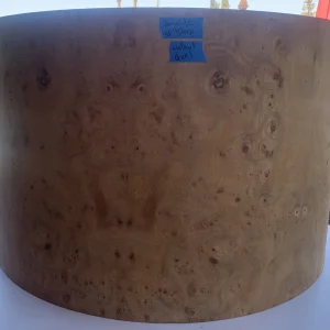 Gretsch Vintage Raw Walnut Burl 26" x 16" Unfinished Bass Drum Shell #1