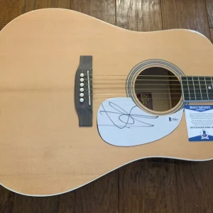 Steven Tyler Aerosmith Signed Autographed Acoustic Guitar BAS Beckett Certified