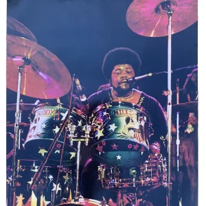 Buddy Miles Drumming Legend Vintage 1973 ORIGINAL 23" x 35" Poster D8