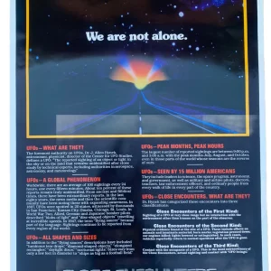 Close Encounters Vintage 1977 ORIGINAL 23" x 35" Movie Poster #1 D7