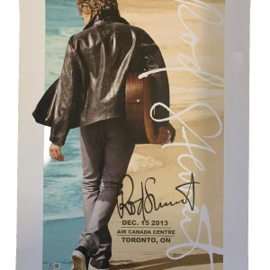 ROD STEWART Signed 2013 Air Canada Ctr. Toronto, ON Concert Poster BAS Certified