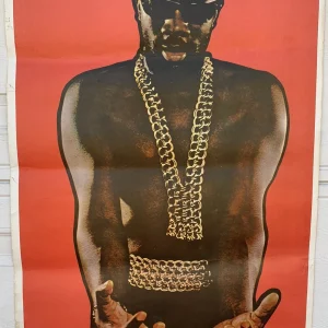 Isaac Hayes Vintage 1970's ORIGINAL Black Moses 23" x 35" Poster  #21