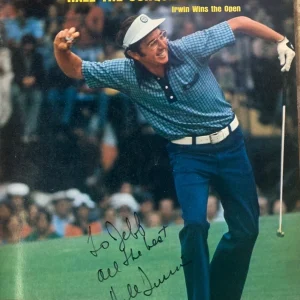 Hale Irwin Golf Signed Autographed SI Magazine BAS Guaranteed
