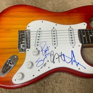 Stryper Band Signed Autographed Electric Guitar x3 BAS Guaranteed