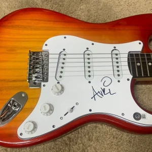 Avril Lavigne Sexy Signed Autographed Electric Guitar Beckett Certified