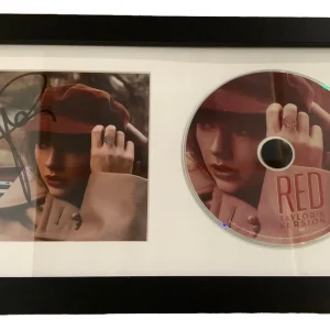 Taylor Swift Red Signed Autographed Framed CD Display BAS Certified READ DISC #2