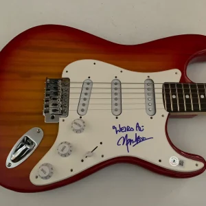 Weird Al Yankovic Signed Autographed Electric Guitar Beckett Certified