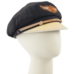 Dusty Hill ZZ Top Owned Harley Davidson Original 1950's Newsboy Hat 6 3/4