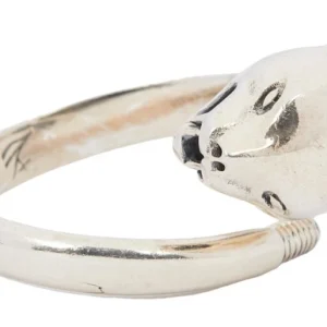 Dusty Hill ZZ Top Personally Owned Custom Made Sterling Silver Cougar Ring