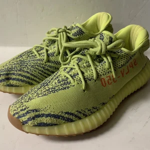 Yeezy Boost SPLY 350 V2 Green & Blue Knit Size 11 Shoes  Lightly Used