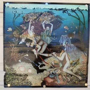 Rob Croci Underwater Bow & Arrows Vintage 1974 ORIGINAL 25" x 25" Poster #42