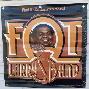 Fat Larry's Band WMOT Atlantic Records 28"x28" 1976 Feel It Promo Poster #94