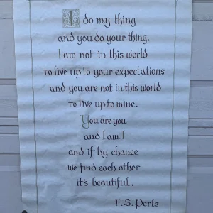 F.S. Pearls 1972 Gemini Rising You Do You Vintage 23.5" x 35" Poster #107