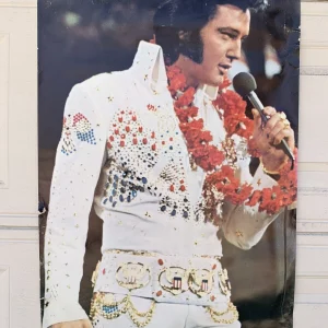 Elvis Presley 1975 Live Concert Vintage 23" x 35" Gamma Poster #180