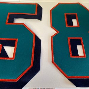 MIAMI DOLPHINS JERSEY NUMBERS 5 8 (GREAT FOR AUTOGRAPHS)
