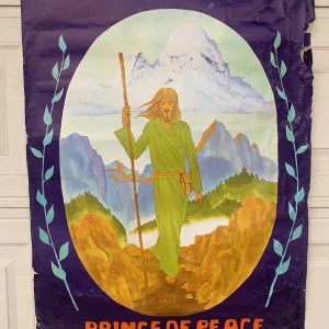 JESUS Prince Peace Religious Poster 1971 ORIGINAL 30"x40" Howard Bernstein #215