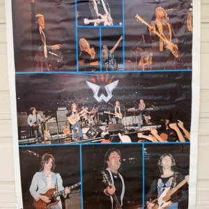 Paul McCarney WINGS Huge Wall Subway Poster 1976 ORIGINAL 42" x 58" #220