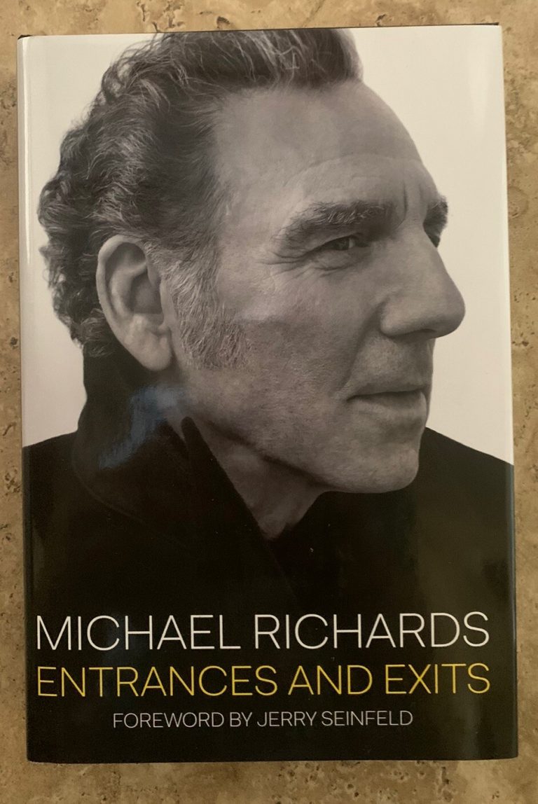 Michael Richards Entrances And Exits Signed Autographed HB Book JSA Certified