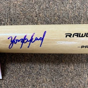 YORDAN ALVAREZ HOUSTON ASTROS SIGNED AUTOGRAPHED BLONDE RAWLINGS PRO BAT JSA
