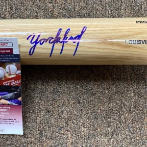 YORDAN ALVAREZ HOUSTON ASTROS SIGNED AUTOGRAPHED BLONDE RAWLINGS PRO BAT JSA **