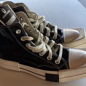 Converse x Rick Owens DRKSHDW Turbodrk Sneakers men’s. Sz 4 wm 6 Black Canvas