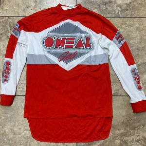 Vintage 80’s O’Neal USA Bullet GEO Motocross Racing Jersey Size Large EX