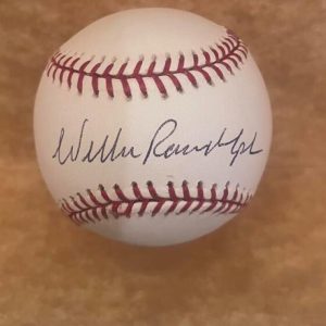 WILLIE RANDOLPH METS/YANKEES SIGNED AUTOGRAPHED M.L. BASEBALL BECKETT AUTH