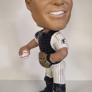 IVAN "PUDGE" RODRIGUEZ FLORIDA MARLINS SIGNED BOBBLEHEAD MATCH UP