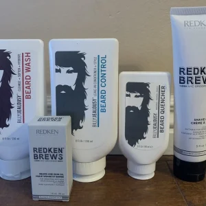 Redken Brews Billy Jealously Mens Beer Groom Lot Control Oil Creme Wash $100 B1