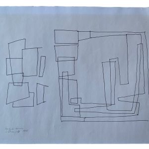 Serge Chermayeff Vintage 17" x 22" 1948 Inside Outside Signed Lithograph Print