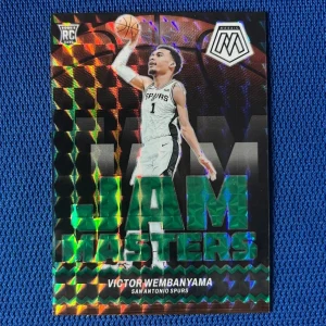2023-24 MOSAIC VICTOR WEMBANYAMA SPURS JAM MASTERS RC ROOKIE CARD #3