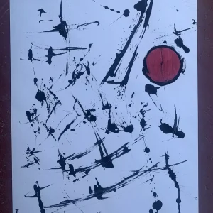 Von Allen 24" x 18" 2016 ORIGINAL Oil Painting Titled "Untitled #19"