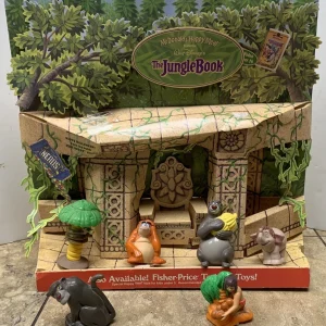 WALT DISNEY'S THE JUNGLE BOOK McDONALD'S 1996 HAPPY MEAL DISPLAY W/ TOYS