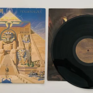 Iron Maiden Powerslave LP Record Album SJ-12321 1984 Capital Records Original
